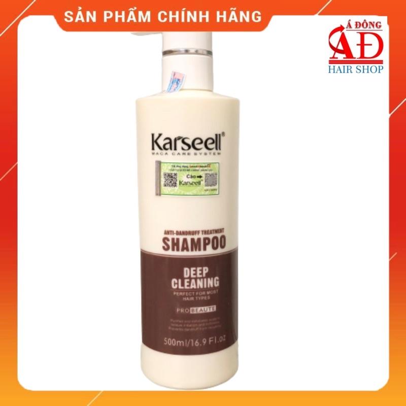 Bộ dầu Gội xả Karseell Collagen phục hồi mềm mượt sạch gàu ngăn rụng tóc 500/800ml