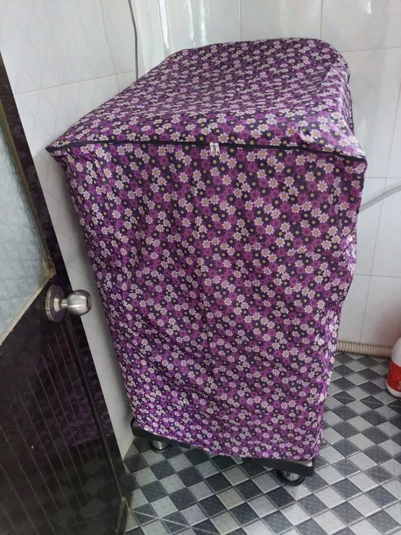Áo Trùm Máy Giặt 6-15Kg Cửa Trên – Vải Dù Chống Thấm, Giao Màu Ngẫu Nhiên