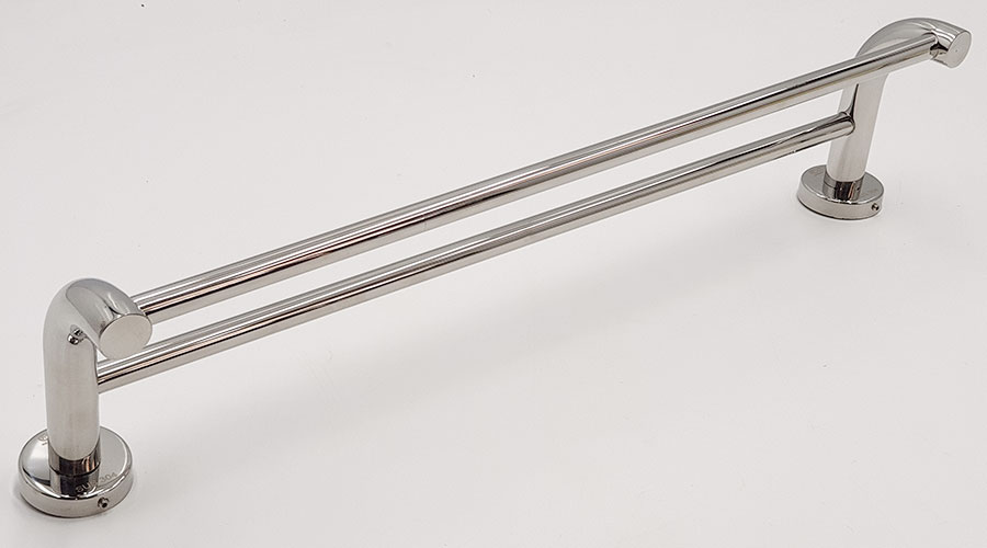 Máng treo khăn đôi cong Inox SUS 304 Eurolife EL-B3