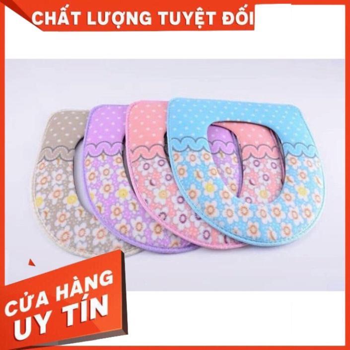 SIÊU SALE Lót Bồn Cầu Giữ Ấm Mùa Đông, Lót Bồn Cầu Giữ Ấm