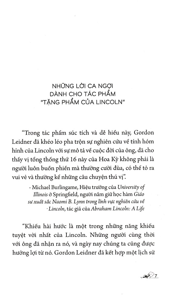Tặng Phẩm Của Lincoln - VL
