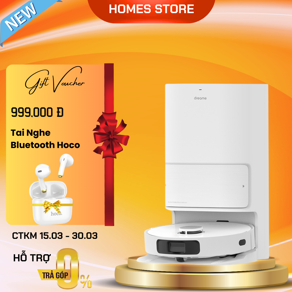 Robot Hút Bụi Lau Nhà Dreame L10 Ultra Giặt Sấy Tự Động Lực Hút 5.300 Pa – Hàng Chính Hãng – Dreame L10 Ultra