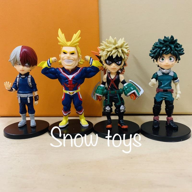 Mô hình My Hero Academia - Bán lẻ mô hình học viện siêu anh hùng All Might Midoriya Bakugo Todoroki Ida Stain - Cao 7cm