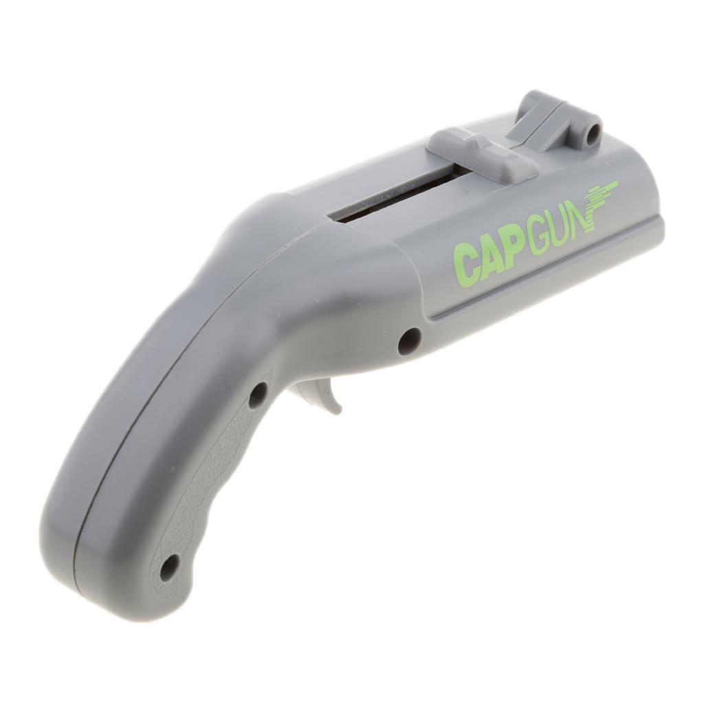 2 Pcs Firing Flying Cap Launcher Beer Bottle Opener Gift Gray Red Bar Supply