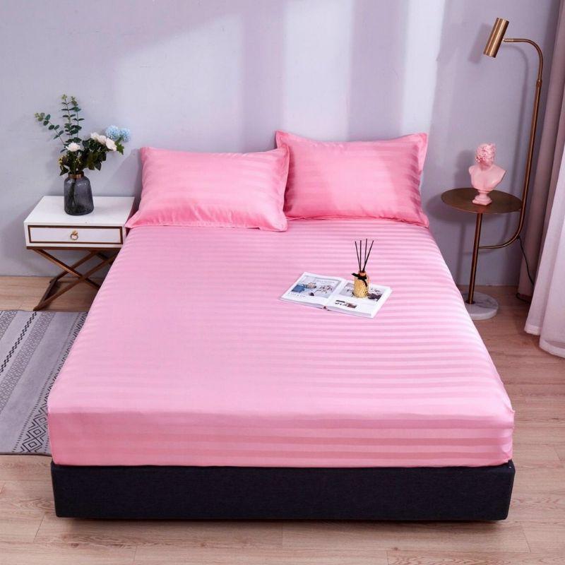 Ga Gối Cotton 3F kẻ sọc khách sạn mẫu mới nhất