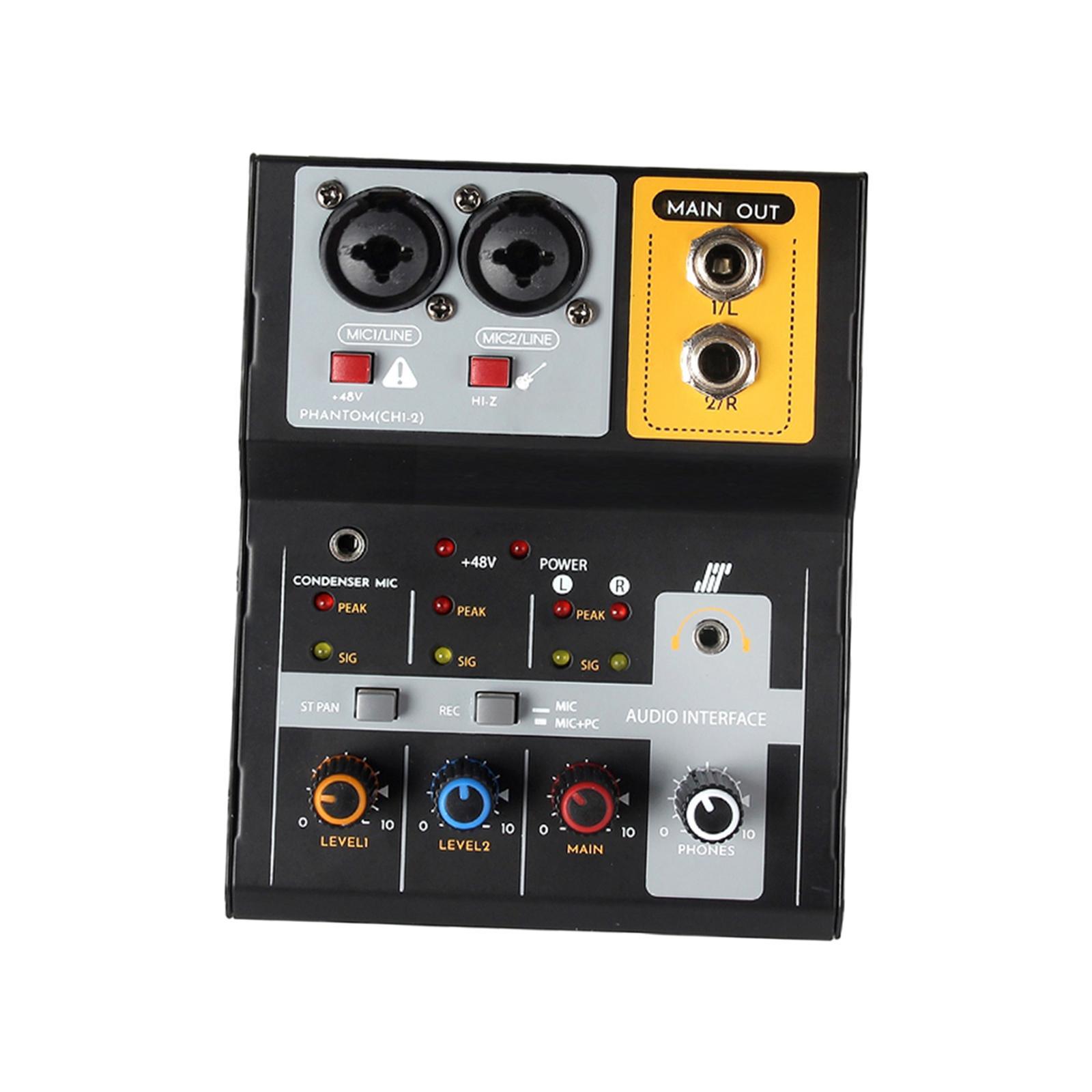 Mini Audio Mixer Audio Mixer Controller for Party Recording Studio Show