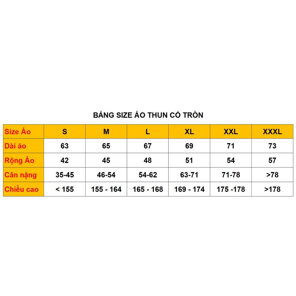 Áo Thun Trơn 2 Màu Trắng Đen - Cotton 100% Đường May Cao Cấp Mặc Mát Thoải Mái