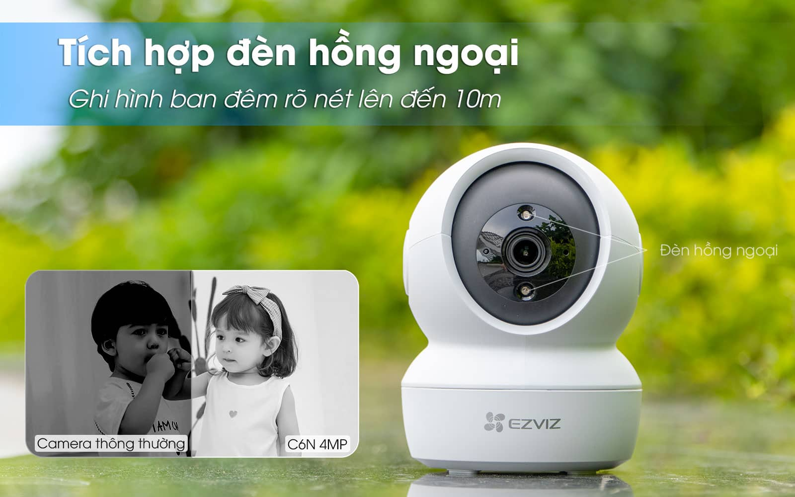 Camera IP Wifi Ezviz C6N 1080p - Hàng Chính Hãng-Giá rẻ nhất thị trường