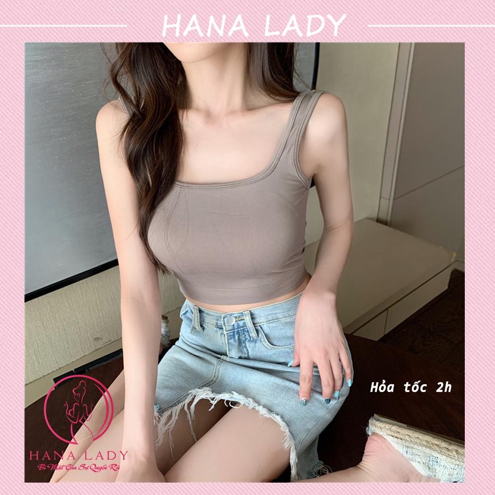 Áo ba lỗ cổ U gợi cảm - Croptop thun quyến rũ sexy BL035