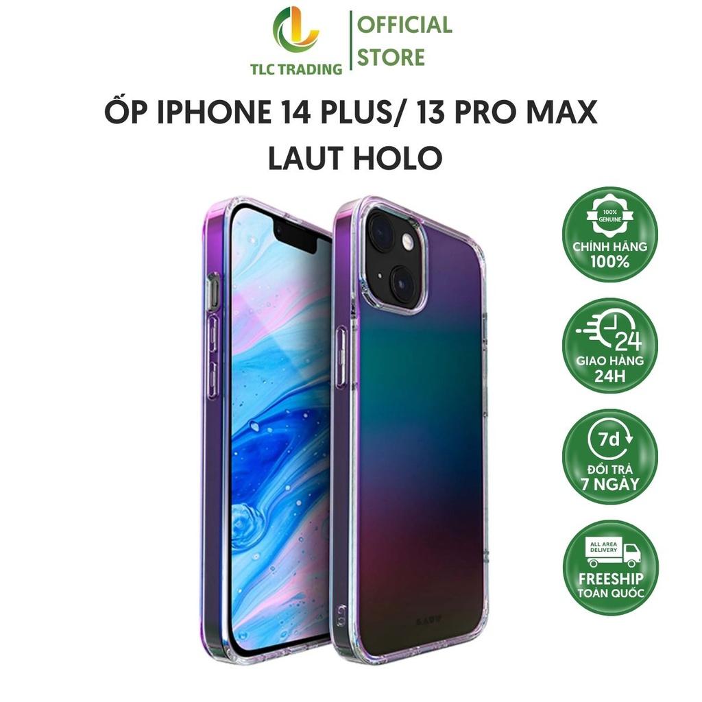 Ốp Lưng Dành Cho IPhone 14 Plus LAUT Holo Màu Trong Sang Trọng Bảo Vệ Camera Và Màn Hình Chống Sốc - Hàng chính hãng