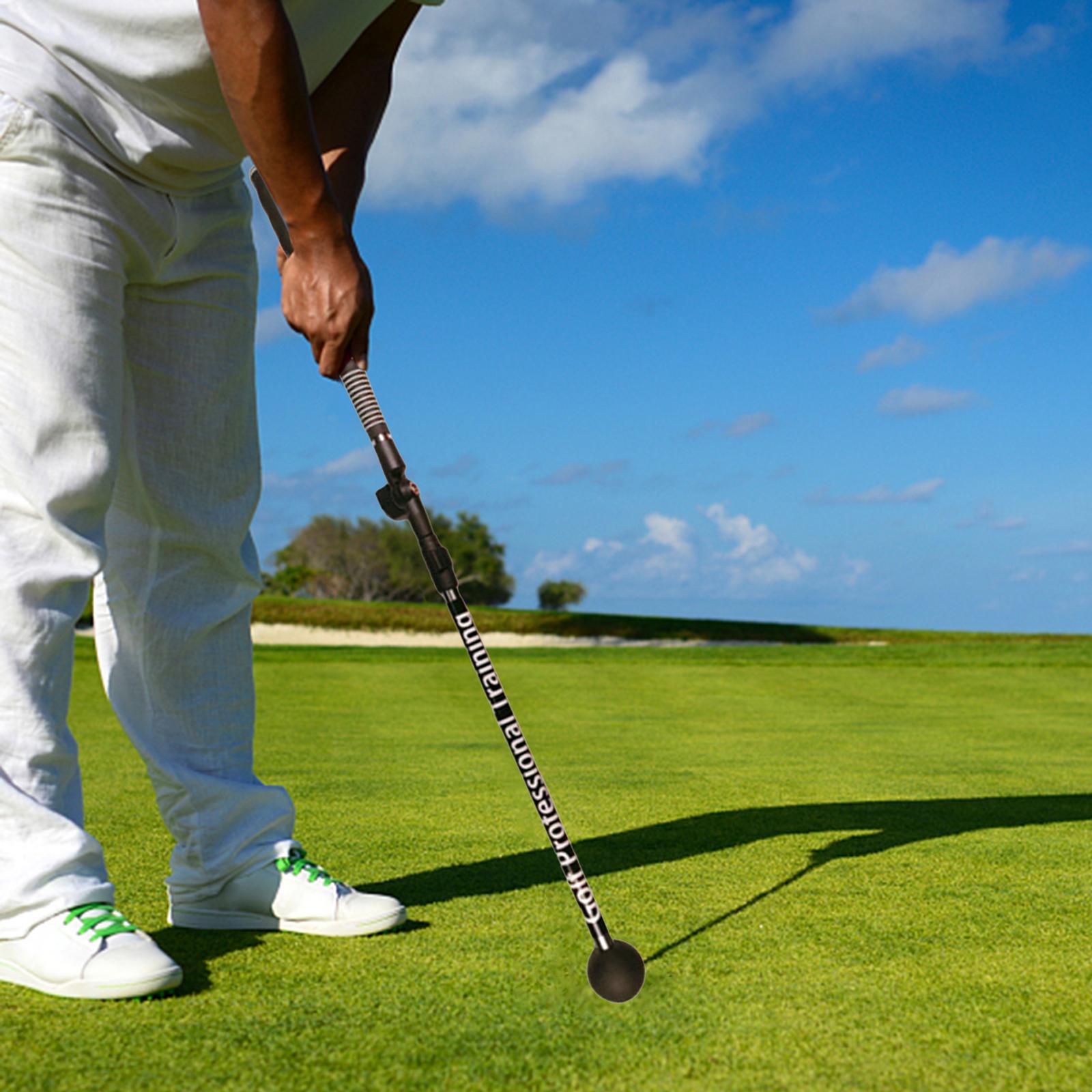 Golf Swing Trainer Adjustable Folding Swing Corrector for Woman Men Portable