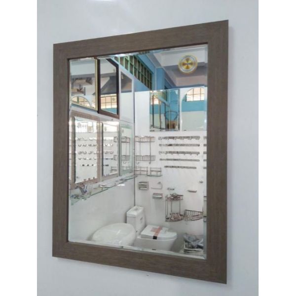 Gương soi Kibath khung viền màu xám
