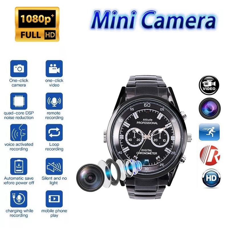 Xem camera Mini Action DVR Body Camcorder Invisible Vision Vision Video Ghi âm giám sát Micro Sport Wristwatch Màu sắc: T11 Màu đen