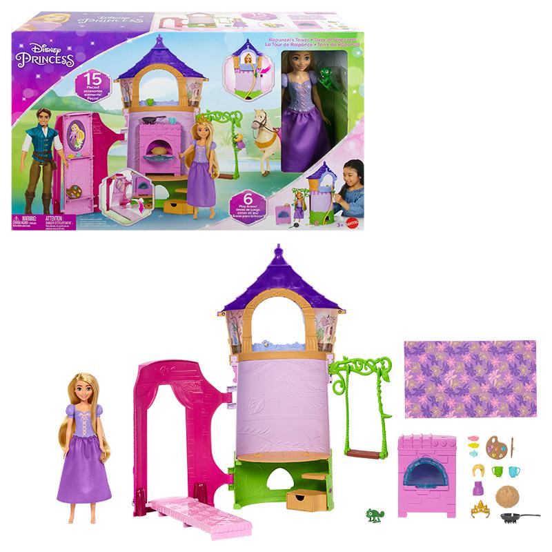 Đồ Chơi Disney Princess - Toà Tháp Của Công Chúa Tóc Mây Rapunzel Disney Princess Mattel HLW30