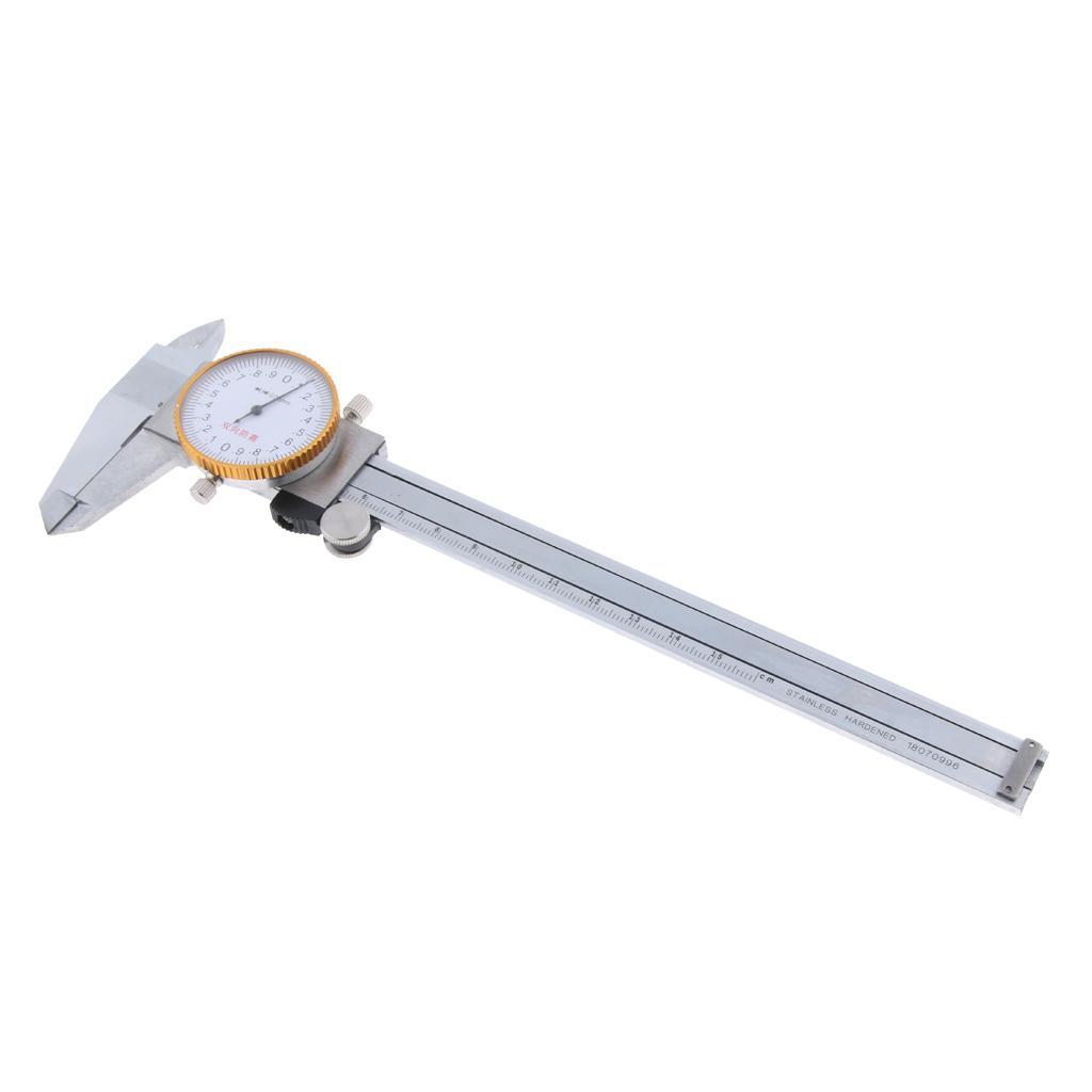 0-150mm Stainless Steel Dial Caliper Vernier Gauge Micrometer Measuring Tool