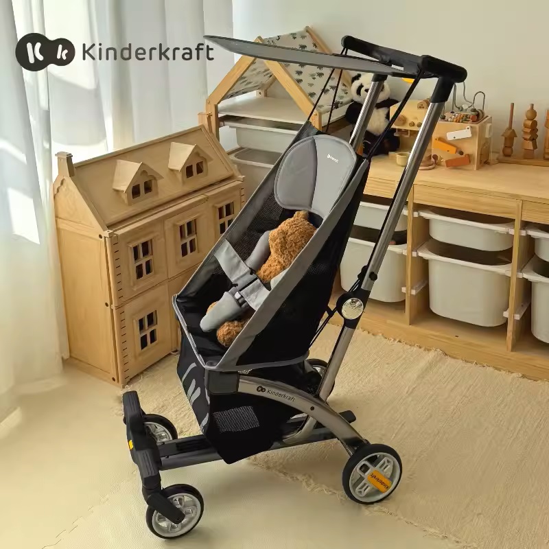 Xe đẩy gấp gọn Kinderkraft KP2 cho bé từ 6 tháng đến 4 tuổi, 22kg - Hàng chính hãng