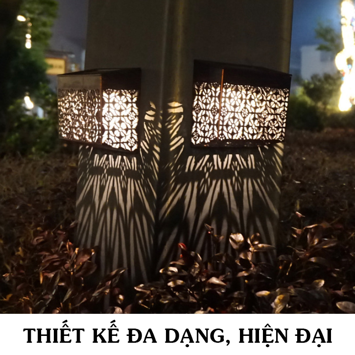 Đèn Trang Trí Năng Lượng Mặt Trời Gắn Tường, Lắp Đặt Dễ Dàng, Trang Trí Ban Công, Cổng Nhà - DA3029
