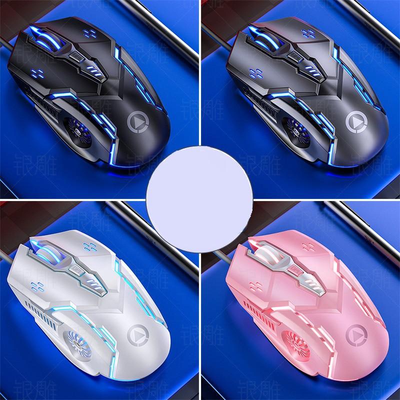 Chuột có dây Silver G5 phát sáng sử dụng máy tính văn phòng/ chơi game siêu mượt, DPI lên tới 3200
