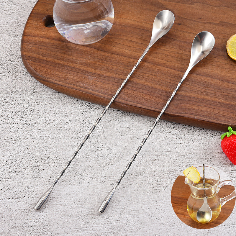 Thìa Khuấy 2 Đầu Giọt Nước Cao Cấp Inox #304 dài 30cm