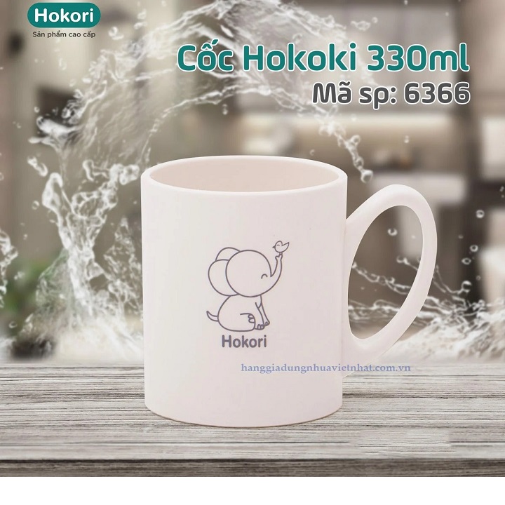 Cốc nhựa cao cấp hokori loại 330ml