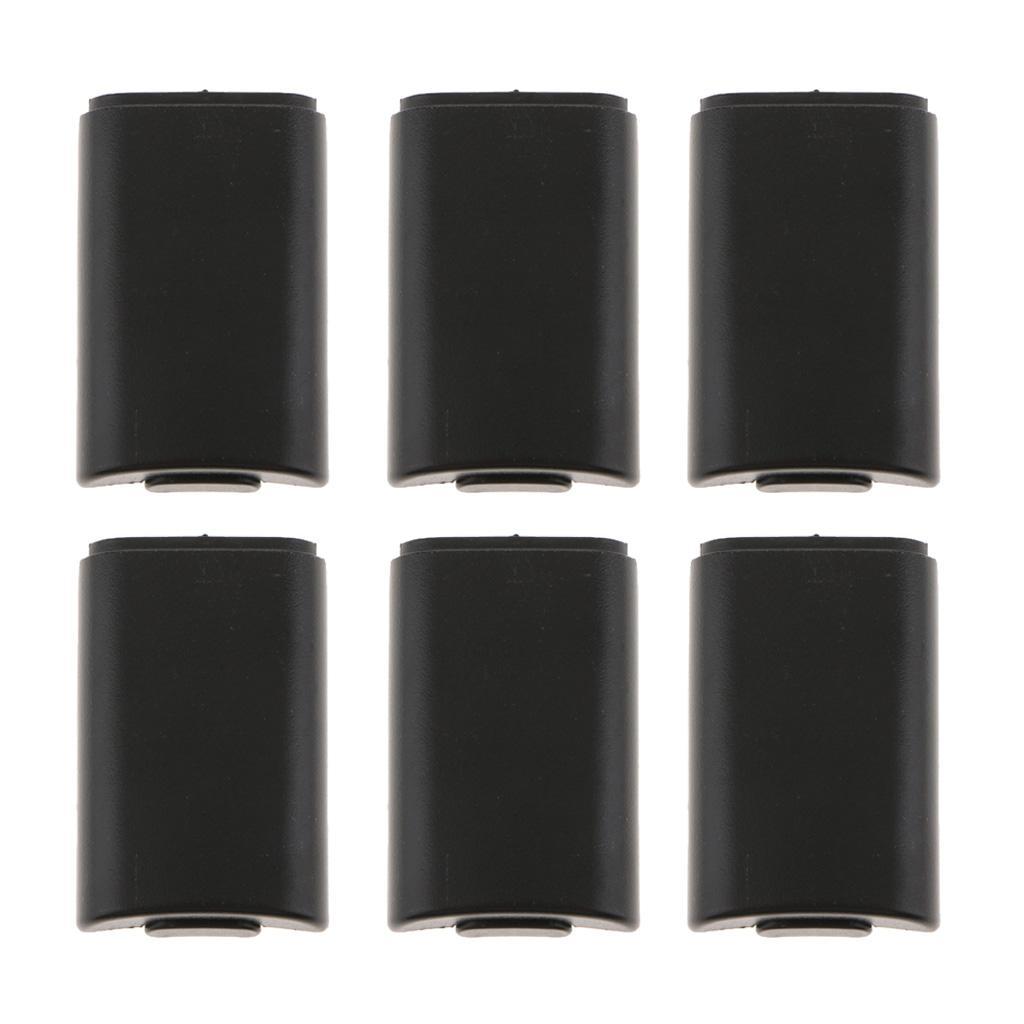 6 x Battery Cell Cover Back Holder Lid Protector for Microsoft Xbox 360 Slim