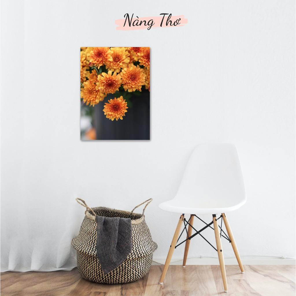 BỘ 2 TRANH HOA CÚC DECAL DÁN TƯỜNG_DECAL VIP