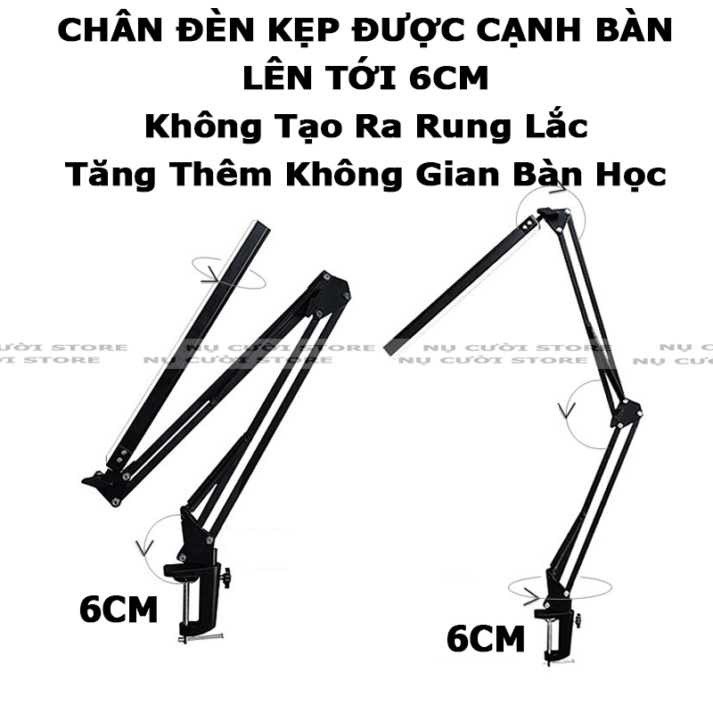 Đèn Bàn Kẹp Dài; Đèn Led Học Đọc Sách Đầu Giường Ánh Sáng Trắng; Đèn Pixar Để Làm Việc Đọc Sách; Đèn Led Kẹp Bàn Học; Đèn Pixar Chống Cận; Đèn Để Bàn Làm Việc; Đèn Làm Nail Phun Xăm Spa Siêu Sáng