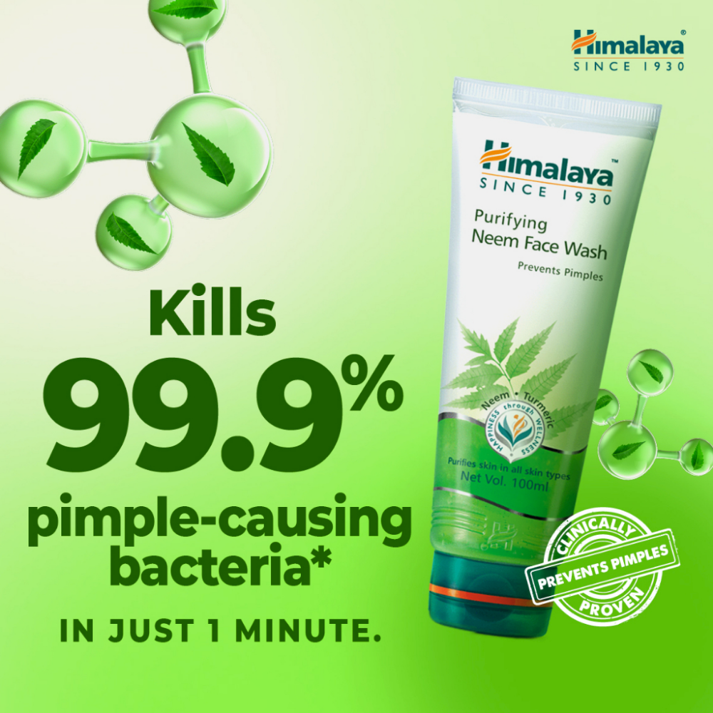 Sữa Rửa Mặt Neem Ngừa Mụn Trứng Cá Himalaya Herbals