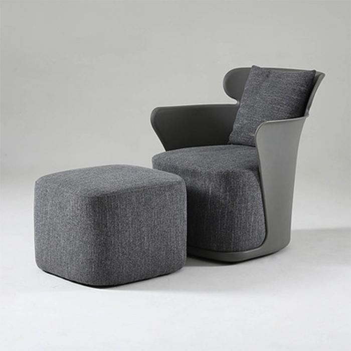 Ghế Sofa Thư Giãn hiện đại Bọc Nỉ Full Bộ Tối Giản cao cấp - Ghế Thư Giãn đa năng tiện lợi kèm đôn bền đẹp BGN027 Giao màu ngẫu nhiên