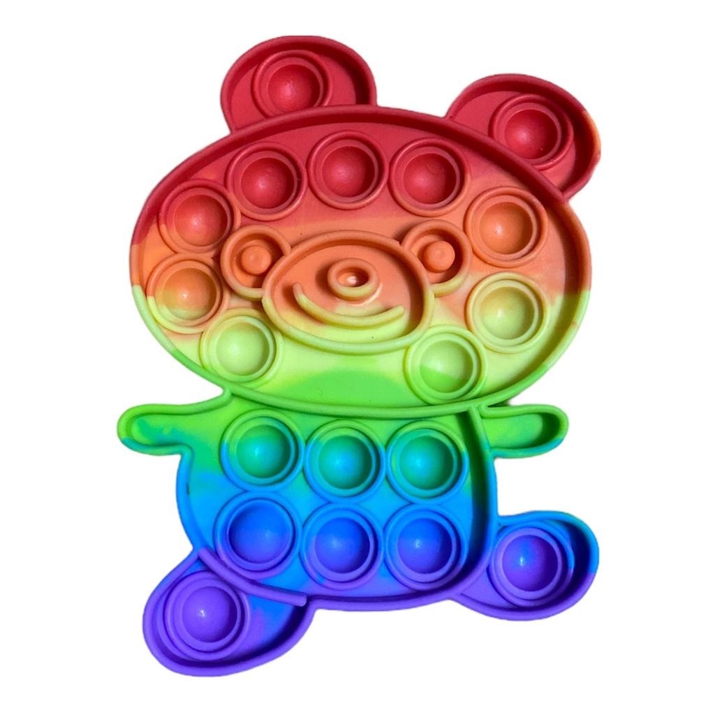 Đồ Chơi Bóp Tay Xả Stress Nhiều Màu Sắc Đôc Đáo 2021 pop it fidget toy giá rẻ , Đồ Chơi Bóp Bóng
