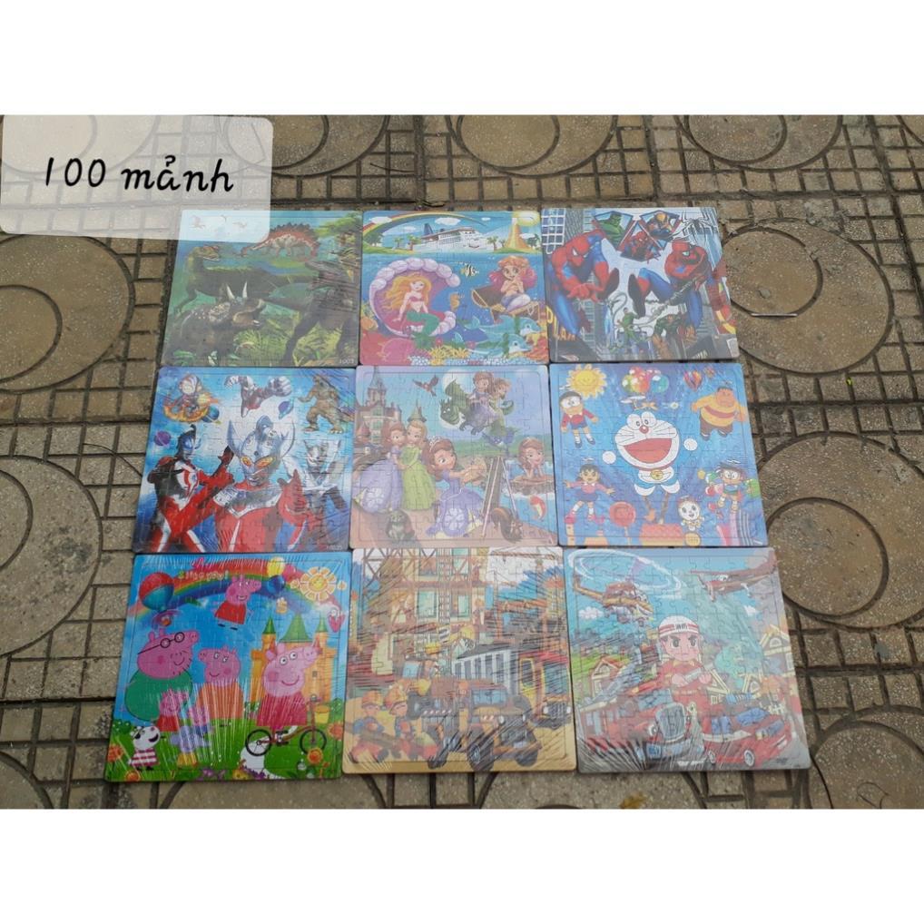 Đồ chơi tranh ghép hình gỗ puzzle - Bộ ghép hình - Tranh xếp hình