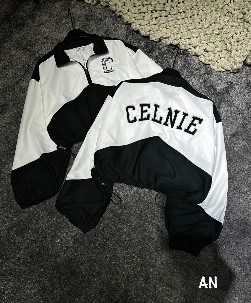 Áo khoác dù nữ 2 lớp phối màu kiểu dáng croptop full ziper cực đẹp, Áo khoác dù nữ dáng lửng cánh dơi phối viền form rộng chất dù 2 lớp dày dặn