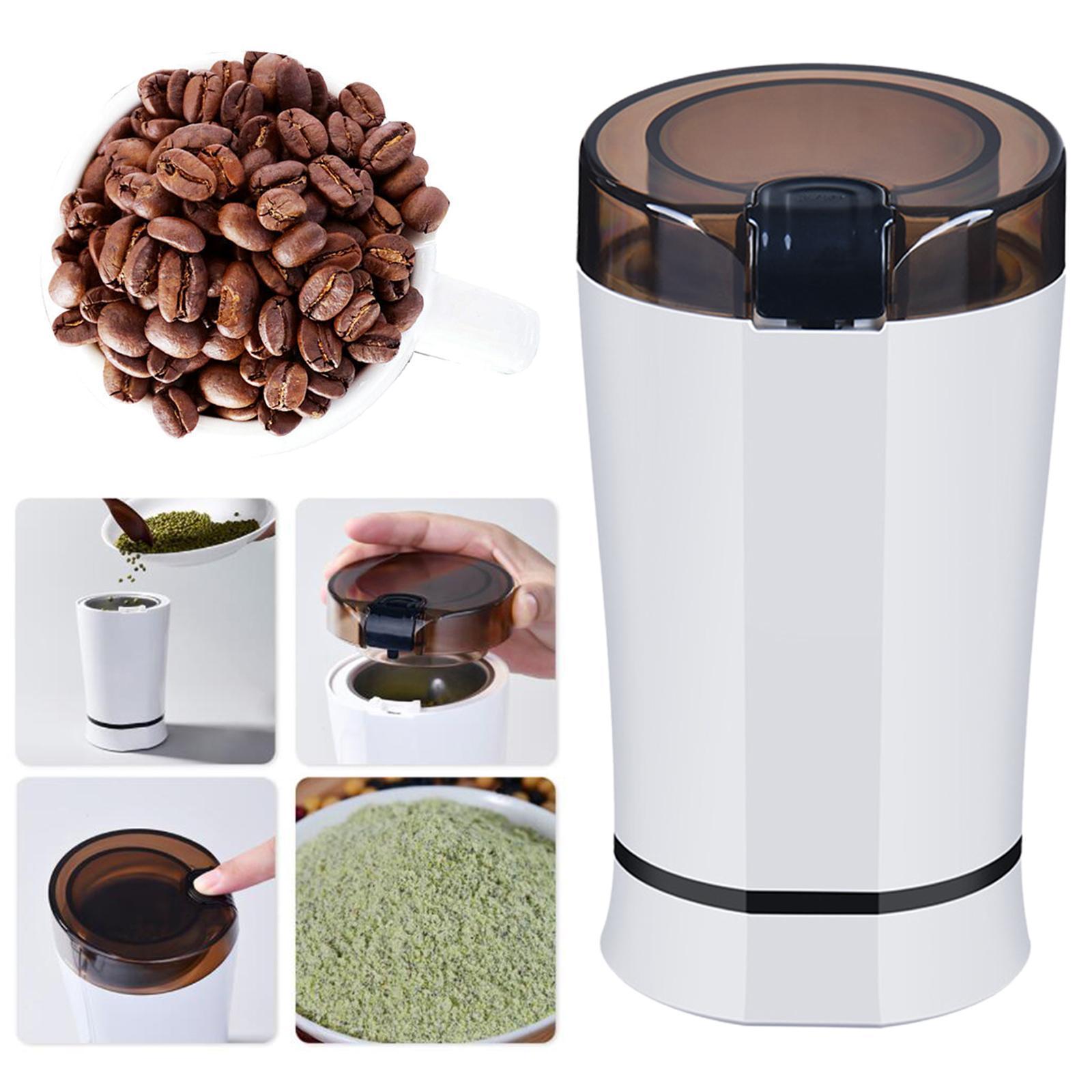 Electric Coffee Bean Grinder Grain Beans Mill Espresso Grinder with Brush