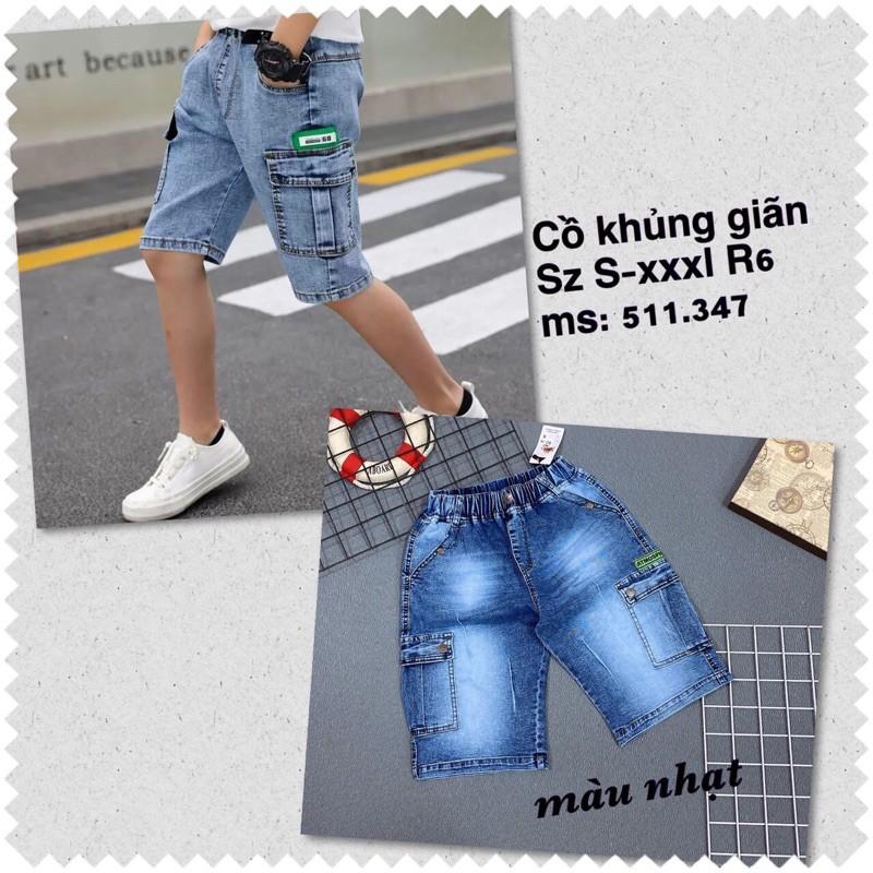 QUẦN JEAN LỬNG BÉ TRAI MỀM MỊN CO GIÃN TỪ 45-60kg - QT347