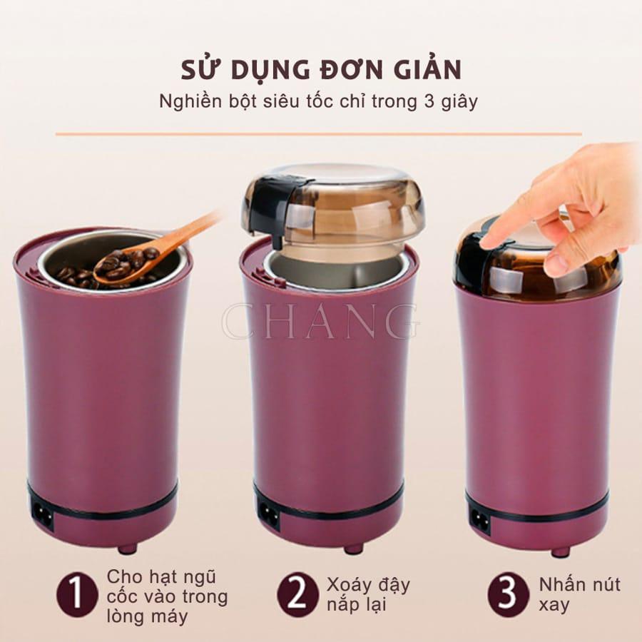 Máy Nghiền Đồ Khô Xay Các Loại Hạt,Ngũ Cốc CaFe Gạo Nếp Siêu Tốc - Máy Xay Hạt Siêu Tốc