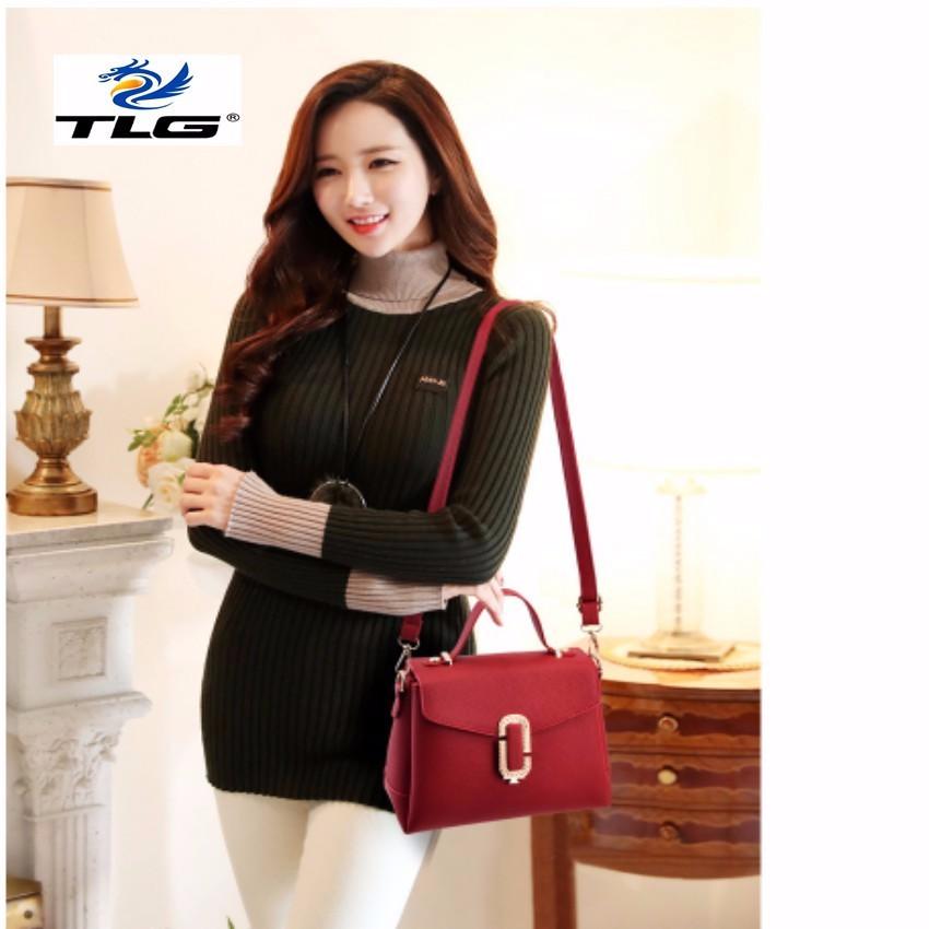 Túi nữ thời trang phong cách sang trọng 208084-1 tặng túi đựng bút tiện lợi