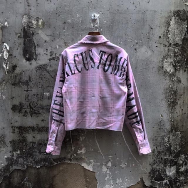 Áo “TVD GR-INK BLING BLING FLANNEL | CROPPED”