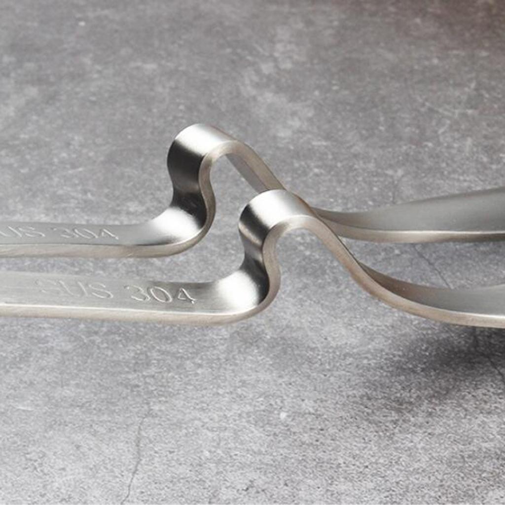 2x Food Clip Fryer Strainer BBQ Buffet Serving Tongs Frying Colander Filter