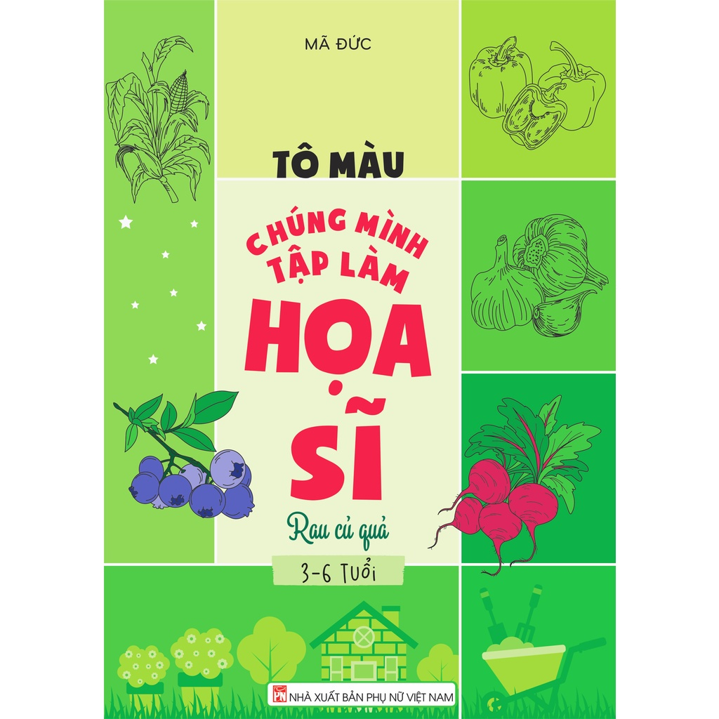Sách - Combo 7 cuốn Tô Màu Chúng Mình Tập Làm Họa Sĩ - ndbooks