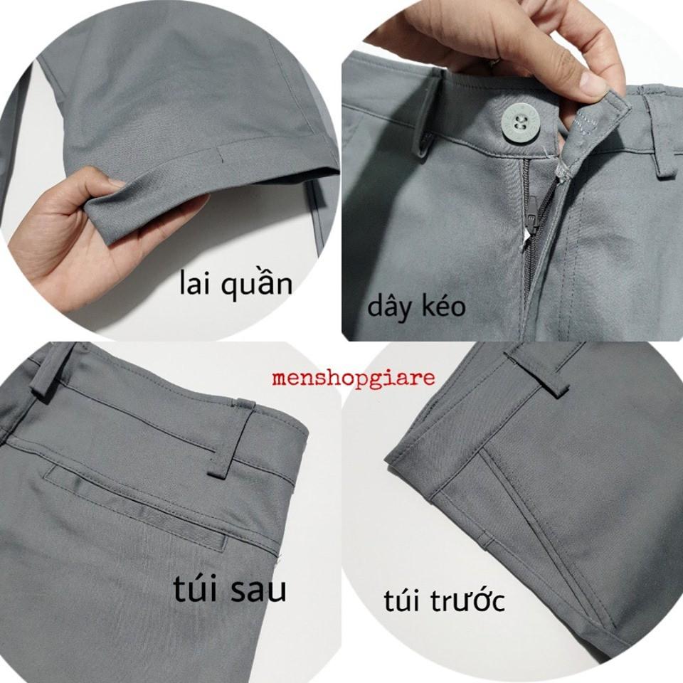 SHORT KAKI NAM - co giãn- Hình thật