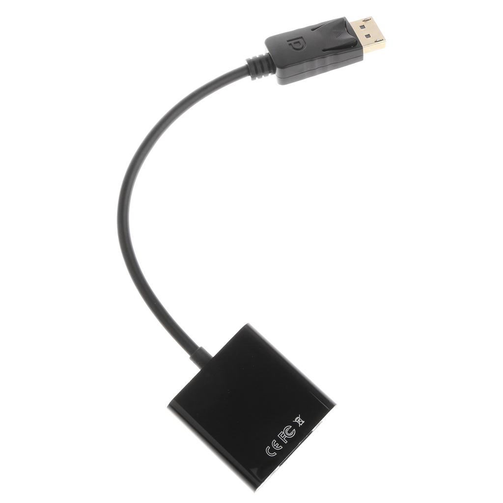 DP To VGA 1080P DisplayPort DP To VGA Male To Female Adapter Converter