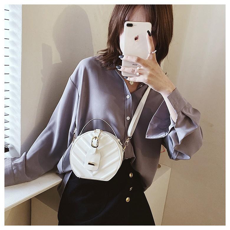 Túi Xách Nữ Đeo Chéo Hình Tròn Phong Cách Phương Tây - Mã XT027