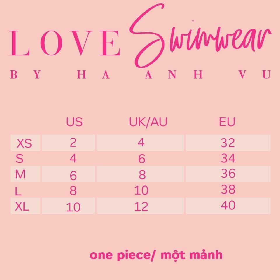 Love Me Two Pieces Swimsuit - Bikini 2 mảnh BW01 đen