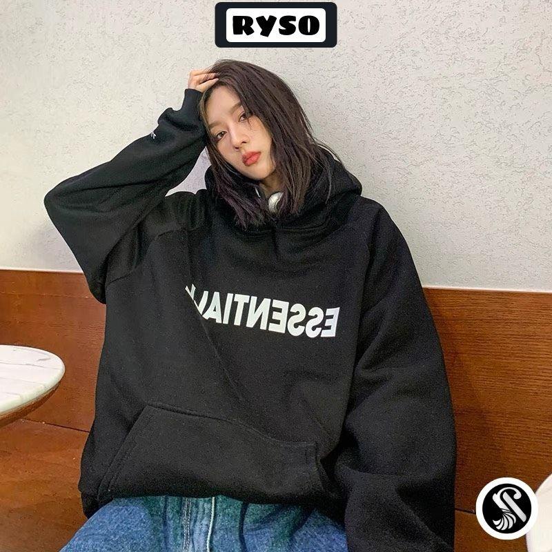 Áo hoodie nỉ bông form rộng Essen áo cặp nam nữ unisex dày dặn cao cấp,form rộng , chất liệu nỉ bông dày , hot trend , kèm hình thật