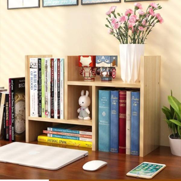 Kệ Sách Gỗ Kệ Sách Để Bàn Làm Việc Lắp Ghép Đa Năng - GP62