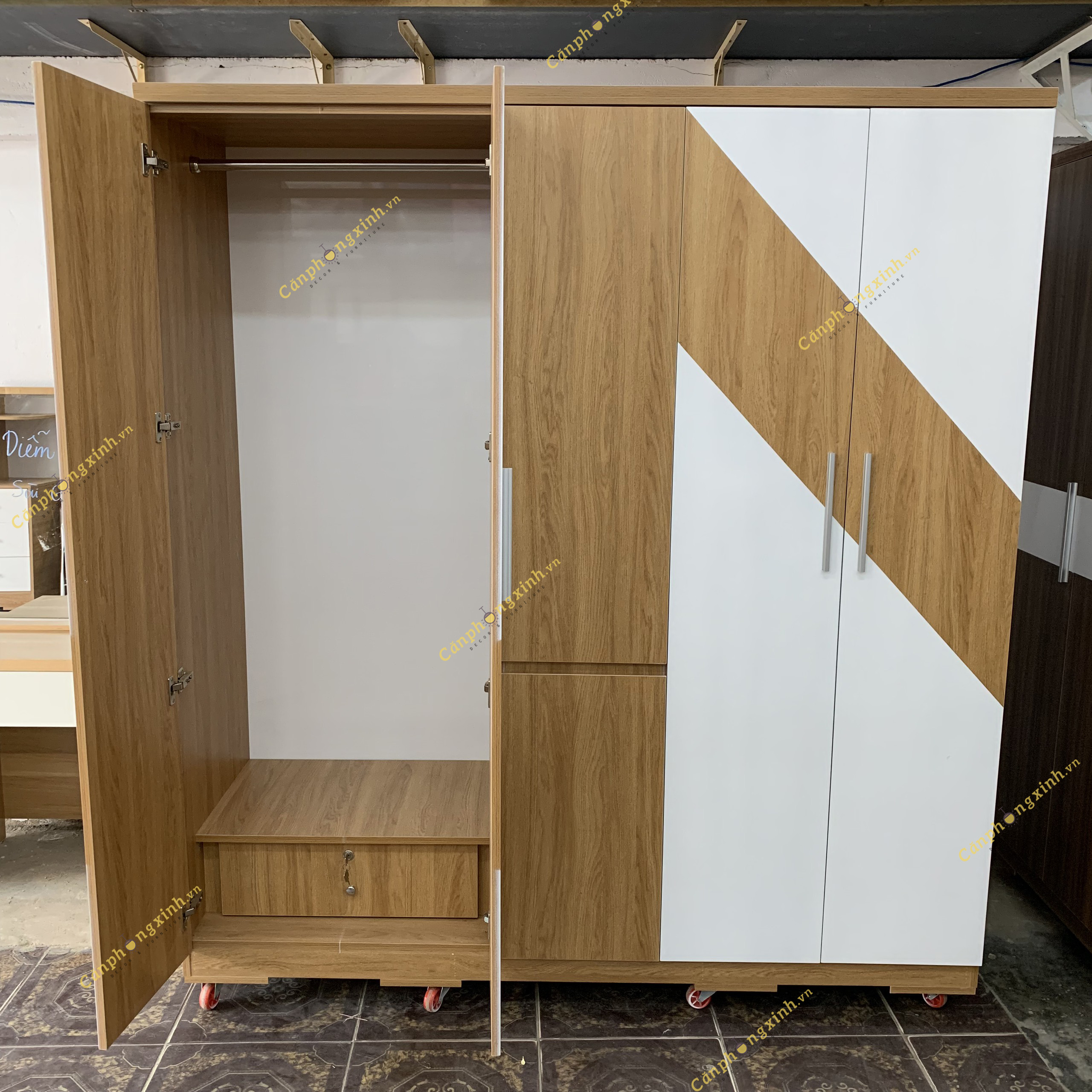 Tủ áo 5 cánh MDF CPX-T20