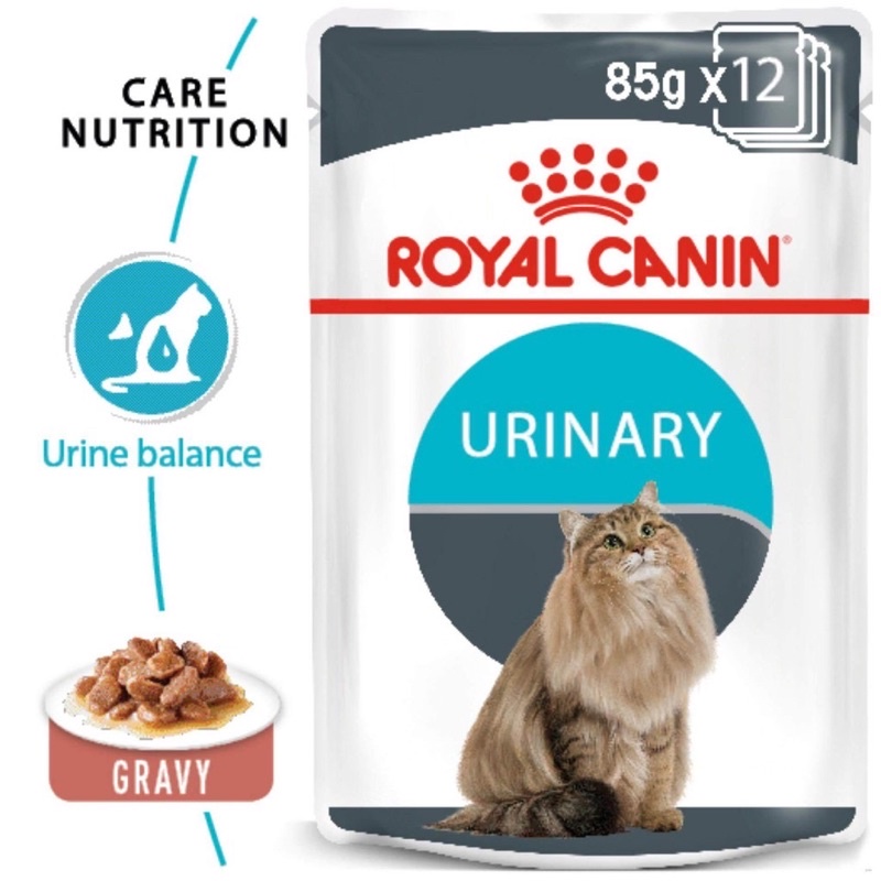 Pate Thức Ăn Ướt Royal Canin Urinary Dành Cho Mèo Bệnh Sỏi Thận Dạng Sốt - Gói 85gr