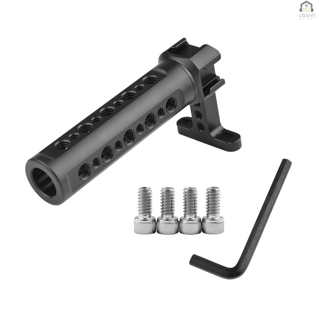 Khung gắn đèn chụp ảnh với tay cầm 1/4 Inch 3/8 Inch kèm ốc vít tiện dụng