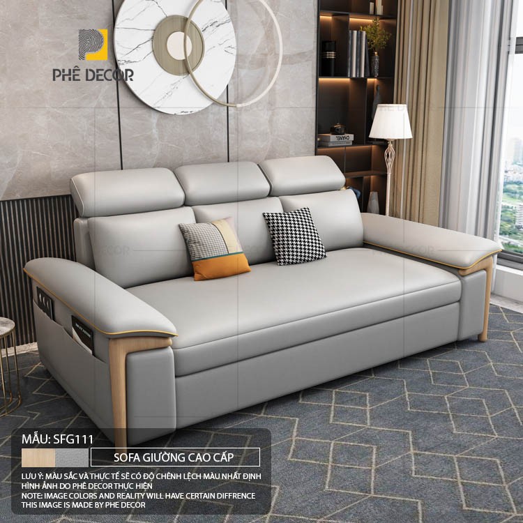 SOFA GIƯỜNG CAO CẤP - SFG111 - 1m4