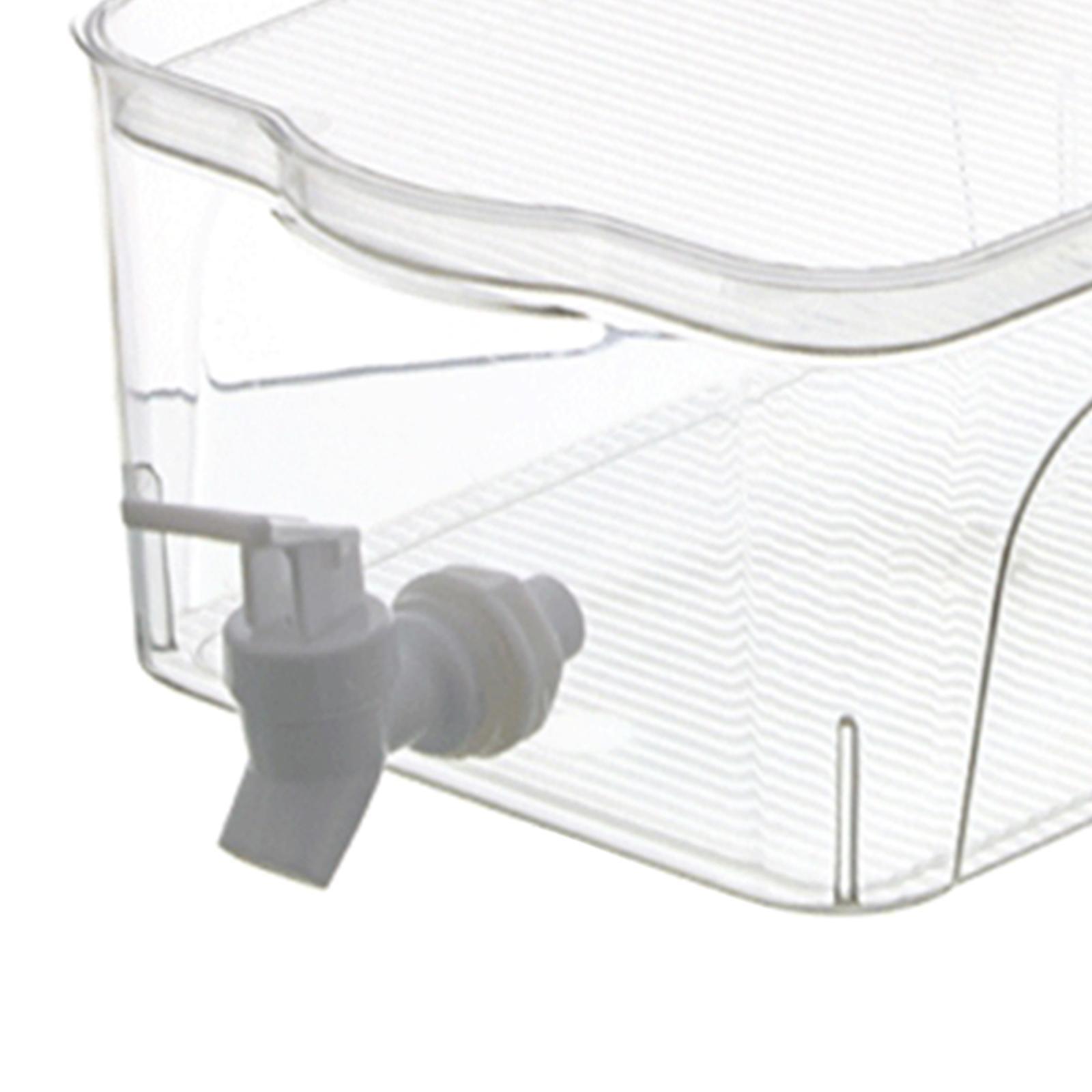 3.8L Beverage Dispenser Water with Lid and Faucet Refrigerator